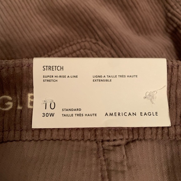 NWT-American Eagle size 10 super high rise a line stretch skirt - Picture 5 of 10